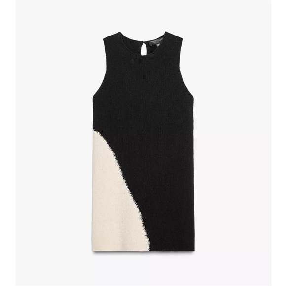 ZARA SHORT KNIT DRESS - Picture 5 of 5